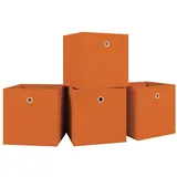 VCM 4er Set Faltbox Klappbox Boxas - Orange