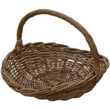 Rattan Rosenkorb Blumenkorb Bügelkorb stabil Geschenk Deko Korb für Hochzeit