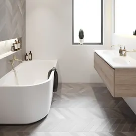 Riho Desire Corner Eckbadewanne 184 x 84 x 60 cm (B088001105)