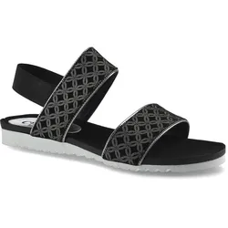 Schwarze Sandalen Chebello Modische Sommerschuhe, 37