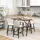 Homcom Bartisch 120 x 60 x 91 cm Beige