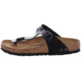 Birkenstock Gizeh Birko-Flor Lack schwarz lack 40