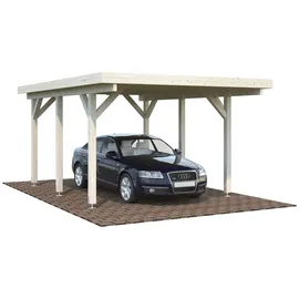 Palmako Karl Einzel-Carport 360 x 512 cm naturbelassen