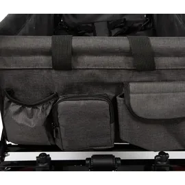 Small Foot Company Bollerwagen mit Dach silber