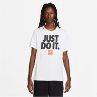 Nike DZ2989-100 M NSW Tee Fran JDI Verbiage T-Shirt Herren White Größe S