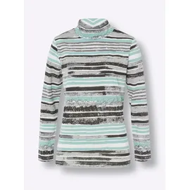 Classic Basics Stehkragen-Shirt grau 52