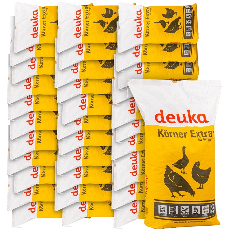 Palette Deuka Körner Extra, Geflügelfutter 30 x 25kg