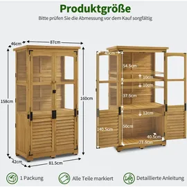MCombo Geräteschrank 0,87 x 1,60 m Beige
