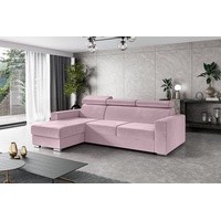 Altdecor Ecksofa mit Schlaffunktion und Bettkasten, Polstercouch in L-Form,