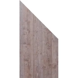 GROJA Sichtschutzelement 90 x 180/90 cm Braun HPL