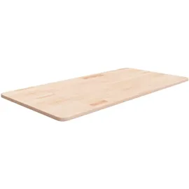 vidaXL Waschtischplatte 100x50x1,5 cm Massivholz Unbehandelt