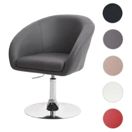 Mendler Esszimmerstuhl HWC-F19 Kunstleder grau