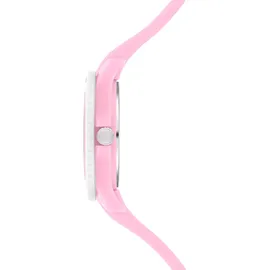 s.Oliver Kinderuhr, mit süßem Blumenprint SO-4499-PQ - rosa