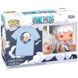 Funko Loungefly Pop! & Tee: OP - Luffy Fifth Gear - S - One Piece- T-Shirt - Kleidung mit Vinyl-Sammelfigur - Geschenkidee - Spielzeug und Kurzärmeliges Top Für Erwachsene Männer und Frauen