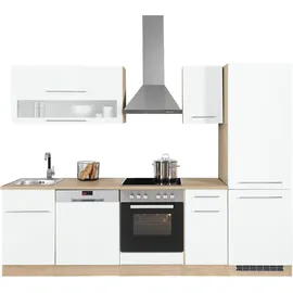 kochstation Küchenzeile KS-Eton 270 cm weiß