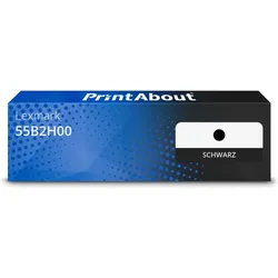 Toner kompatibel mit Lexmark 55B2H00 - Schwarz - Hohe Kapazität