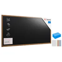 ALLboards Kreidetafel 200 x 100 cm Schwarz