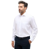 Eterna SLIM FIT Original Shirt in weiß unifarben, weiß, 45