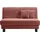 Ell + Ell Schlafsofa Polyester 2-Sitzer Rot
