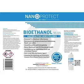 Nanoprotect Bioethanol 96,6% 1 Liter