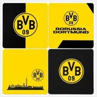 BVB Borussia Dortmund Untersetzer 4er-Set
