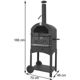 MCW Grillkamin N15 schwarz