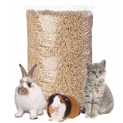 EcoPellet Ökologische Holzpelletstreu für Katze, Hausschweine, Kaninchen 7L