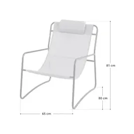 Svita Relaxsessel 2er Set Weiß