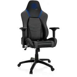 Gaming Stuhl / Bürostuhl GAMEBREAKER POLARYS I Kunstleder grau / blau hjh OFFICE