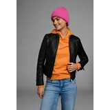 ALPENBLITZ Lederjacke in schwarz, | Gr.: 34,