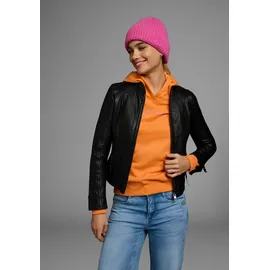 ALPENBLITZ Lederjacke in schwarz, | Gr.: 34,