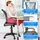 VOUNOT Bürostuhl ergonomisch Grau