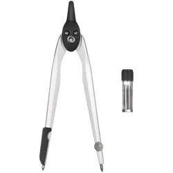 herlitz Zirkel schwarz, silber