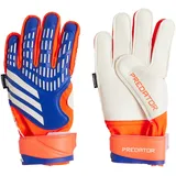 Kids Fingersave Torwarthandschuhe Lucid Blue Solar Red White 3