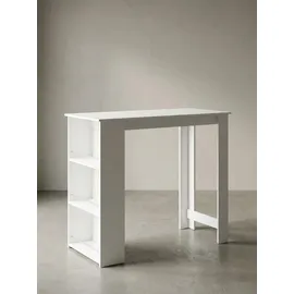 KADIMA DESIGN Küchentresen Gander 120 x 60 x 107,5 cm Weiß