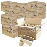 Brennholz Buche 33 cm Kaminholz Holz Auswahl 5-500 kg Für Ofen und Kamin Kaminofen Feuerschale Grill Feuerholz Buchenholz Holzscheite Wood Flameup, Menge:300 kg