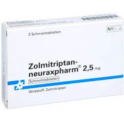 ZOLMITRIPTAN-neuraxpharm 2,5 mg Schmelztabletten 3 St