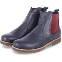 Andrea Conti Damen Stiefelette, d.blau/Burgund/Kombi, 41 EU