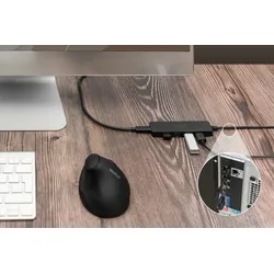 DIGITUS USB 3.0 Hub 4-Port, Slim Line