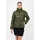 Freshlions Steppjacke "Olena", Damen, Gr. XL, grün, 100% Polyester, kariert, unifarben, lang, Jacken Steppjacke, im klassischen Design