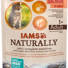 Iams Naturally Lachs in Sauce 85 g