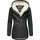 Ragwear Damen warme wasserdichte Winterjacke mit Ziernähten und kuscheliger Kapuze Gordon Intl Dark Olive22 Gr. XL - XL