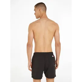 Tommy Hilfiger Herren, Badeshorts MEDIUM Drawstring Mittellang, schwarz, Black XL