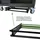 Trutzholm 8x Klappbock Sägebock Arbeitsbock klappbar 2er Sets Traglast 200 kg/Paar Gerüstbock