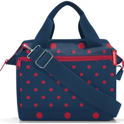 Allrounder Cross Mixed Tasche gepunktet marineblau