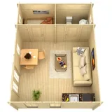 SKANHOLZ Toronto 2 5 x 6,4 m Beige