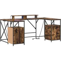 VidaXL Schreibtisch 182 x 101 x 87,5 cm Holzwerkstoff