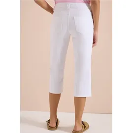 Cecil Wide Leg 3/4 Jeans im Loose Fit - Weiß