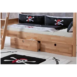 Relita - Schubladen Set zu Etagenbett Stefan Buche massiv natur lackiert, Stabverleimt