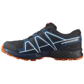 Salomon Speedcross WP Kinder Dark Navy / Dark Blue / Red Orange 32